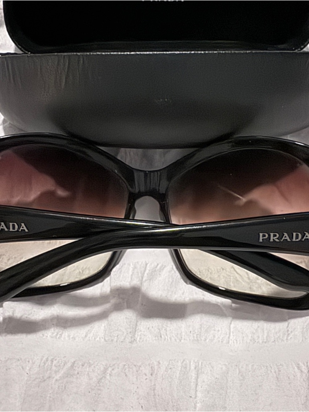 Prada Black / Brown Gradient Butterfly Sunglasses SPR181 - Picture 3 of 7